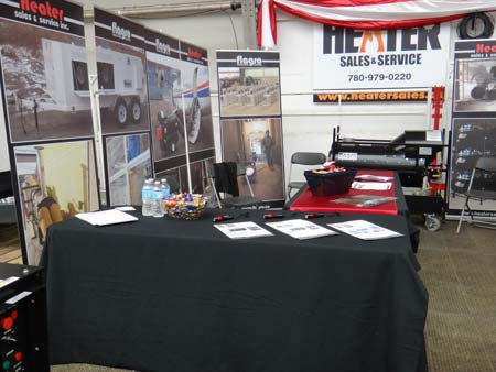 Heater Sales Trade Show booth
