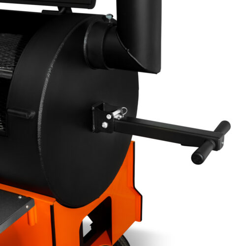 Yoder Smokers YS1500S Pellet Grill on competition cart with 10-inch pneumatic tires