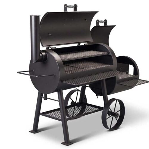 Yoder Smokers Loaded Wichita offset smoker with expanded cooking space and upgraded features for serious barbecue