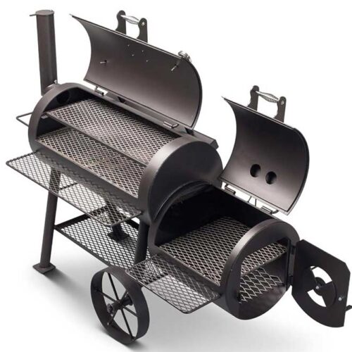 Yoder Smokers Loaded Wichita offset smoker with expanded cooking space and upgraded features for serious barbecue
