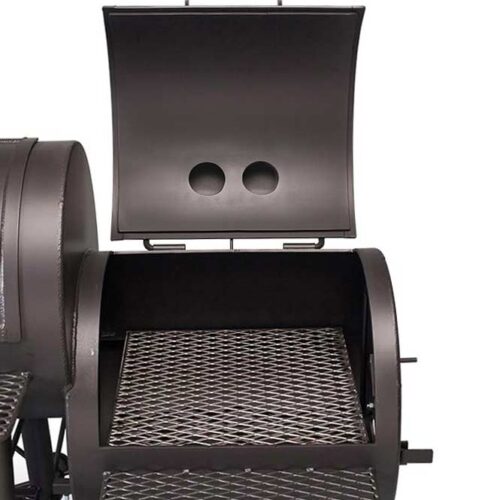 Yoder Smokers Loaded Wichita offset smoker with expanded cooking space and upgraded features for serious barbecue