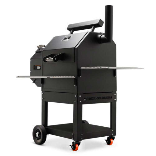 Yoder Smokers YS480S pellet grill with ACS digital controls, Wi-Fi connectivity, and heavy-duty steel construction