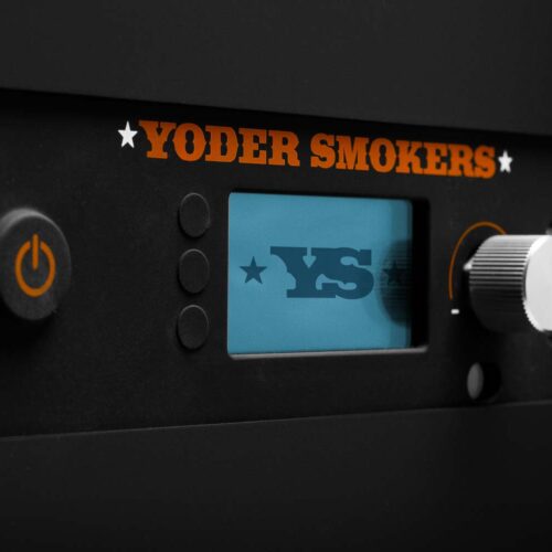 Yoder Smokers YS480S pellet grill with ACS digital controls, Wi-Fi connectivity, and heavy-duty steel construction