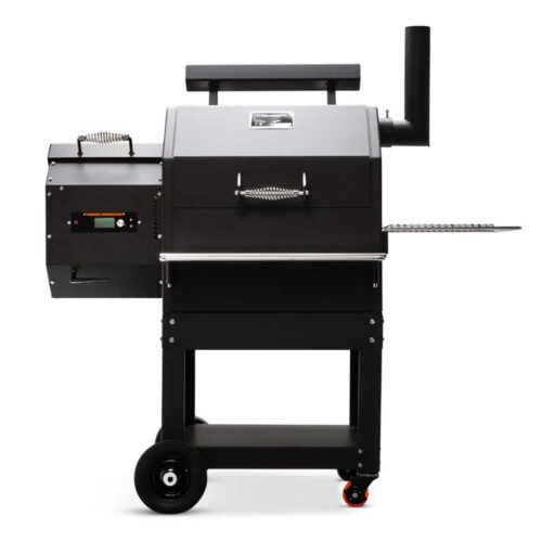 Yoder Smokers YS480S pellet grill with ACS digital controls, Wi-Fi connectivity, and heavy-duty steel construction