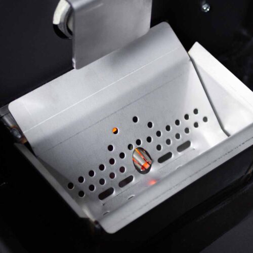 Yoder Smokers YS640S pellet grill with Wi-Fi enabled control system, dual shelves, and heavy-duty steel construction