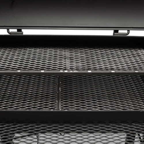 Yoder Smokers Durango 20" offset smoker and grill combo with horizontal cooking chamber, vertical smoking chamber, and firebox